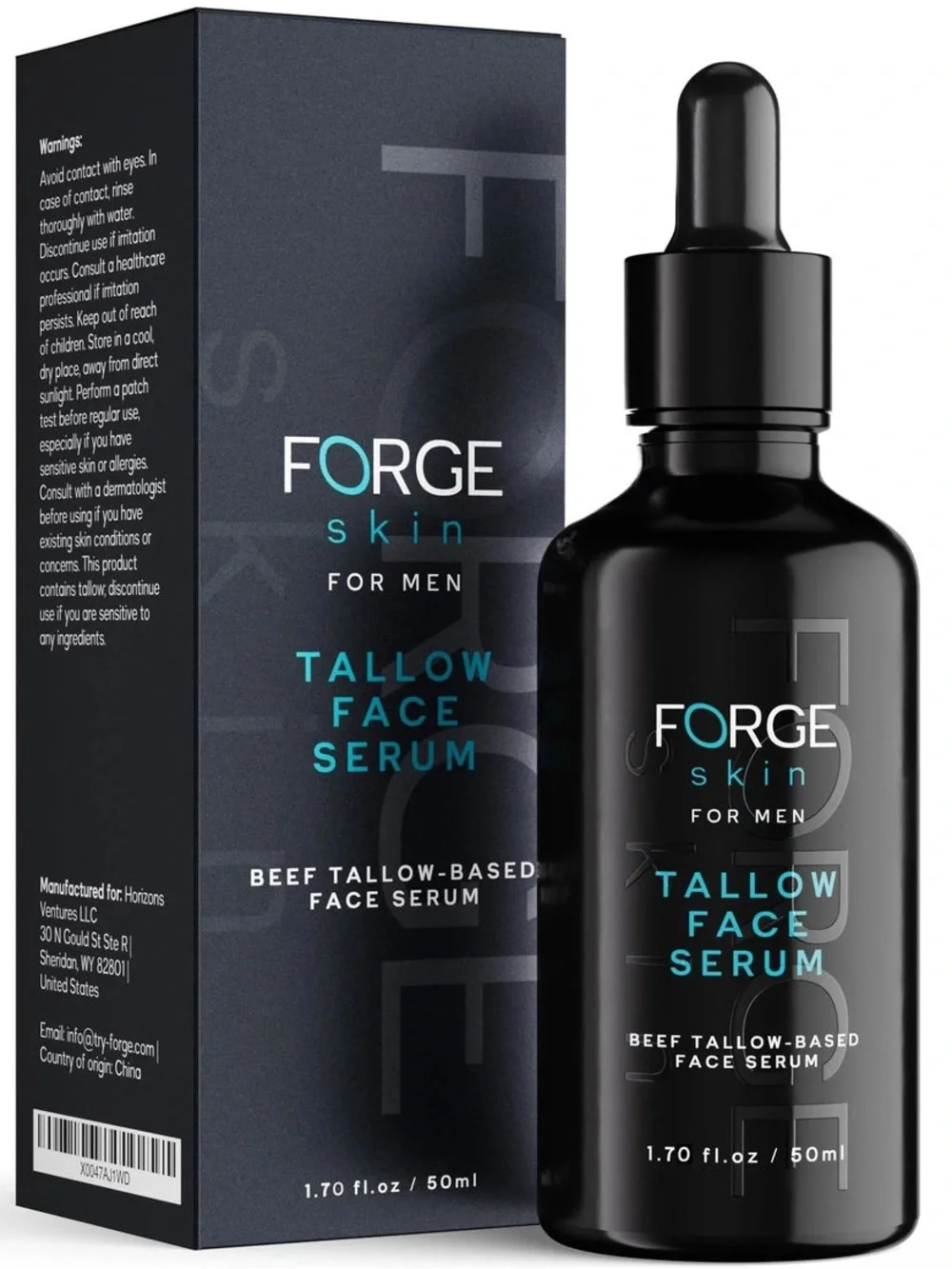 For Men Tallow Face Serum – Black
